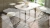 Стол обеденный с хромированными ножками Лион (мини)  Дуб Белфорт