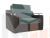Кресло-кровать Сенатор 60 (Бирюзовый\Коричневый)