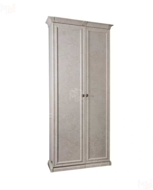 Шкаф Афина 2-дверный без зеркал крем корень