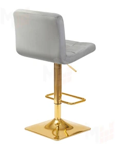 Стул барный DOBRIN GOLDIE (серый велюр (MJ9-75))