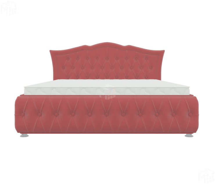 Интерьерная кровать Герда 160 (Бордовый)