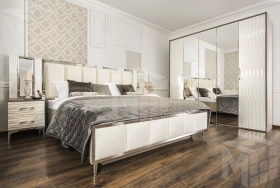 Кровать Гравита 160x200 см белый глянец