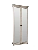 Шкаф Афина 2-дверный с зеркалом крем корень