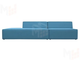Диван прямой модульный Монс Модерн левый ( Амур голубой )