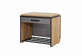 Тумба Ольга-Лофт 5.1 Дуб Крафт Золотой/Темно-Серый Тумба Ольга-Лофт 5.1 Дуб Крафт Золотой/Темно-Серый