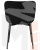 Стул обеденный DOBRIN MILO (черные ножки, черный букле (UF992-12))