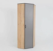 Шкаф угловой Ольга-Лофт 9.1 Дуб Крафт Золотой/Темно-Серый