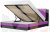 Интерьерная кровать Камилла (Фиолетовый\Черный)
