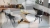 Стол обеденный раздвижной Люксембург Тип 1 Дуб Крафт золотой, Серый, Стекло серое матовое