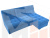 Угловой диван Релакс угол правый (Голубой)