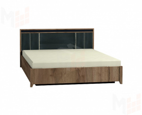  Кровать NATURE 307 Люкс (1600)  Дуб Табачный 