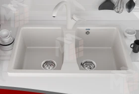 Двухсекционная мойка ULGRAN U-402