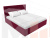 Интерьерная кровать Кариба 200 (Бордовый)