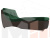 Модуль Монреаль канапе (Зеленый\Коричневый)