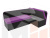 Кухонный угловой диван Форест правый угол (Фиолетовый\Черный)
