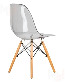 Стул обеденный DOBRIN DSW CASPER (ножки светлый бук, цвет прозрачный)