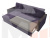 Угловой диван Валенсия левый угол (Фиолетовый)