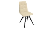 Стул Аспен К3 Черный муар, Велюр Confetti Cream Стул Аспен К3 Черный муар, Велюр Confetti Cream