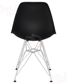 Стул обеденный DOBRIN DSR (ножки хром, цвет чёрный (B-03))