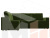 Угловой диван Оливер левый угол (Зеленый)