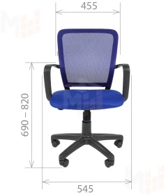 Кресло офисное CHAIRMAN 698 Black