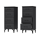 Комод К-4 Шарм Антрацит