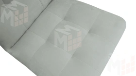 Стул Аспен К1С Белый матовый, Велюр Confetti  Silver
