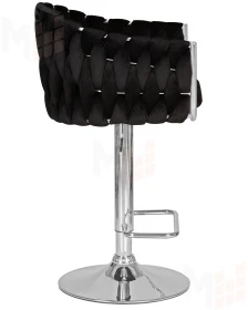 Стул барный DOBRIN MARCEL (черный велюр (MJ9-101))