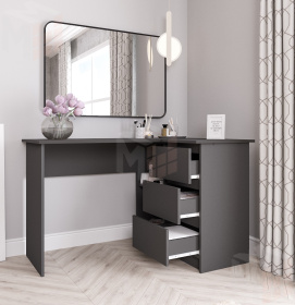 Стол письменный угловой Мори МС-16 графит