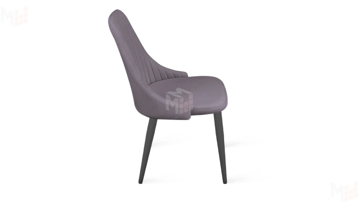 Стул Франк (конус) исп. 2 - ДП2-30 Графит/Микровелюр  Catania Lavender (лавандовый)