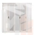 Шкаф Натали 5-дверный белый глянец