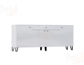 Комод Оливия (белый глянец/белый)