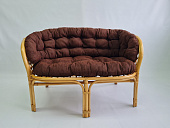 Подушка на диван Багама полная коричневая