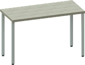 Стол письменный Ингар 1/ТТ дуб беленый / белый