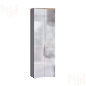 Шкаф для одежды Октава серый графит 13.338