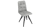 Стул Аспен К3 Черный муар, Велюр Wellmart Silver