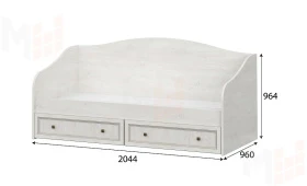 Кровать Александрия 0,9 м КР-106 Серия 3