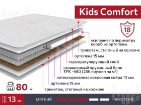 Матрас Kids Comfort  80х190 см