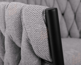 Стул барный DOBRIN LEON (серая ткань (LAR 275-17))