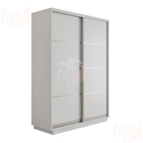 Шкаф-купе Оптим 2-х дверный  4 секции 120 см. 1 штанга, 6 полок, 2 ящика