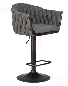 Стул барный DOBRIN LEON (графитовая ткань (LAR-275-21))