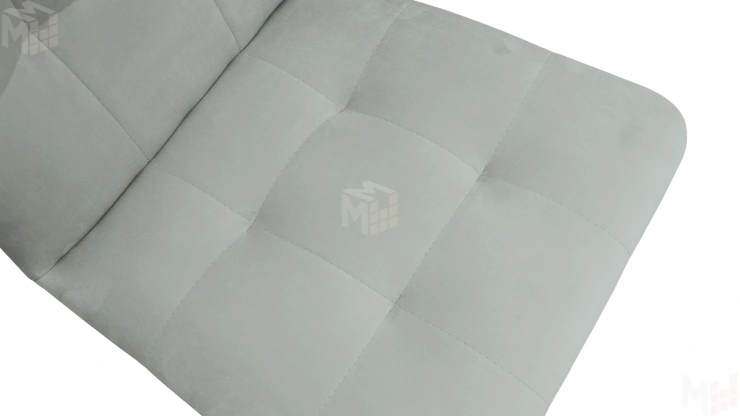 Стул Аспен К4 Белый матовый, Велюр Confetti Silver