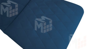 Стул Стенли К3 Белый матовый, Велюр Confetti Blue