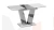 Стол раздвижной Чинзано Тип 1 Моод темный/стекло белое матовое