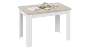 Стол раздвижной Промо  тип 4 Белый, Дуб Сонома светлый