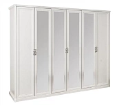 Шкаф Мишель 6-дверный белый матовый