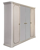 Шкаф Лали 4-дверный бежевый с зеркалом  Шкаф Лали 4-дверный бежевый с зеркалом