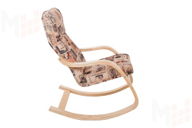 Кресло-качалка Эйр, береза/Винум 02