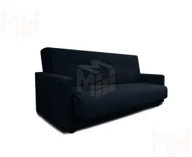 Диван-книжка Милан (бархат черный) Диван-книжка Милан (бархат черный)