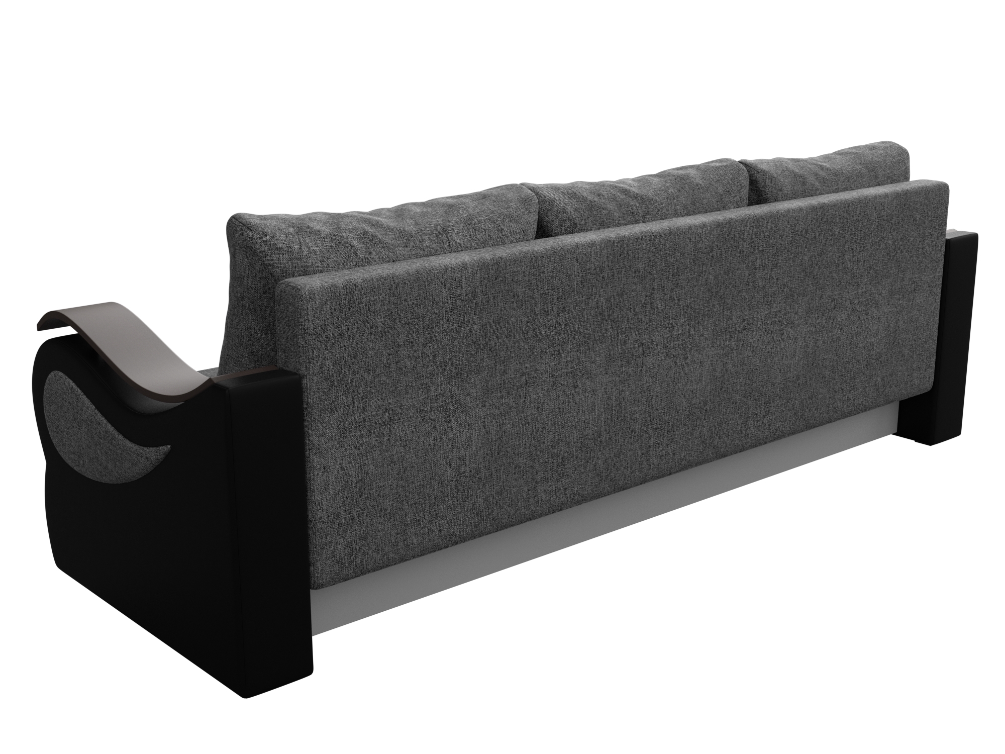 Прямой диван Меркурий Лайт (Серый\Черный)